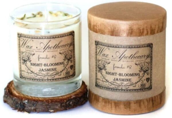 Night-Blooming Jasmine Botanical Candle in Scotch Glass 7 OZ